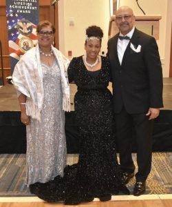 Chancellor Dr. Dornett McIntosh, Founder of Heart Bible International University (HBIU), poses with HBIU Vice President and President Dr. Adelicia L. Moses and Dr. Kenneth Moses at The Third Annual HBIU Presidential Lifetime Achievement Awards Gala.