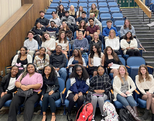 Last week. 36 NFA students joined 12 other Orange county schools for a Youth in Government convention. Students researched and wrote policies in advance for this convention.