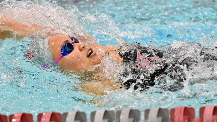 The Vassar College Women’s Swimming and Diving team had a strong showing on Saturday. Photo: Carlisle Stockton