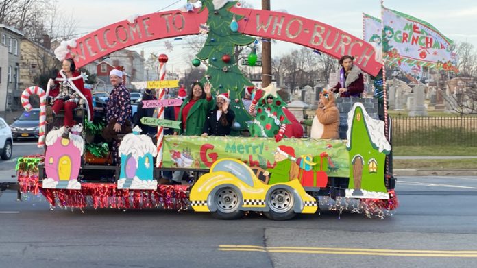 The holiday spirit filled the city of Newburgh on Saturday, December 9th as several floats made their way thru the city to spread holiday cheer.