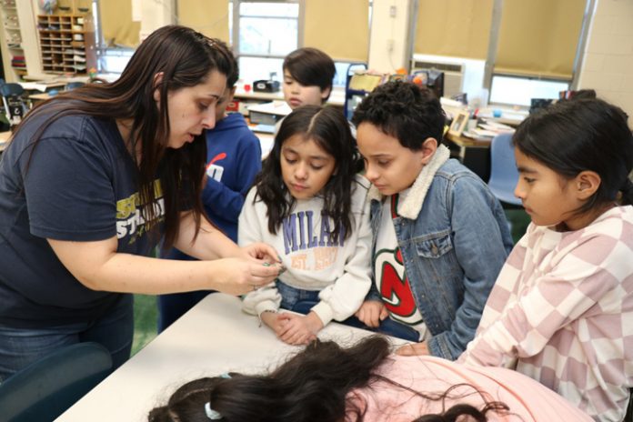 Sharing Science across the district as South Middle School collaborated with New Windsor School to captivate scholars in their quest to learn more about fossils.
