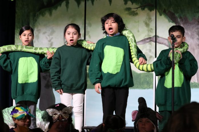 Fostertown Elementary School put on a production of The Jungle Book.
