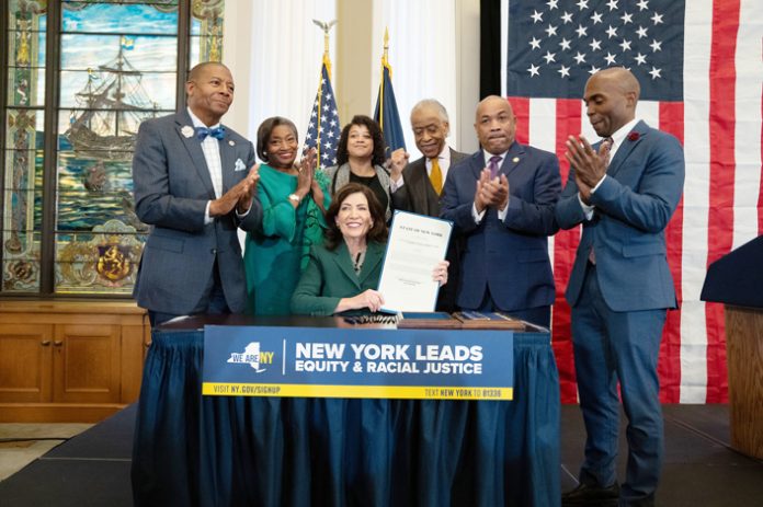 Governor Kathy Hochul, Senate Majority Leader Andrea Stewart-Cousins and Speaker Carl Heastie last Thursday announced their appointments to the Community Commission on Reparations Remedies.