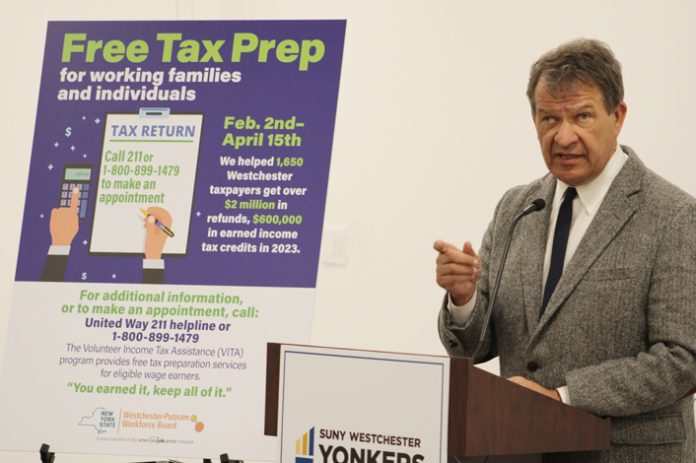 Free tax return preparation program for working families and individuals.