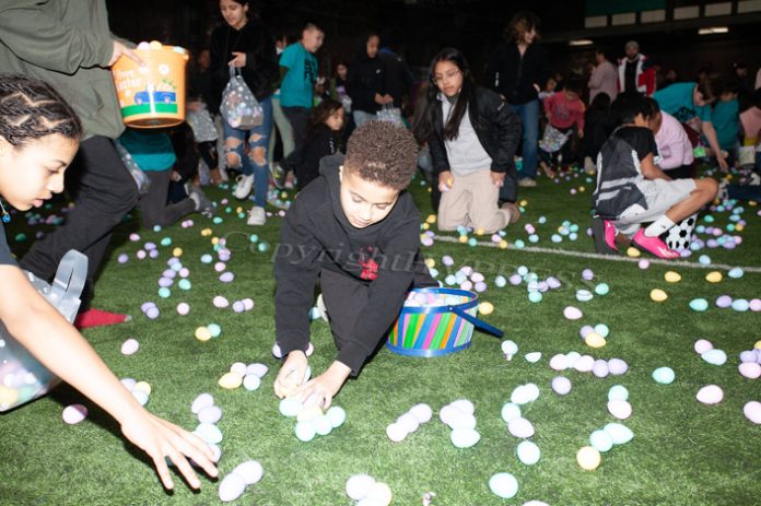 The City of Newburgh hosted the annual Easter Egg Hunt at the Newburgh Armory Unity Center on Saturday, March 30, 2024. Hudson Valley Press/CHUCK STEWART, JR.