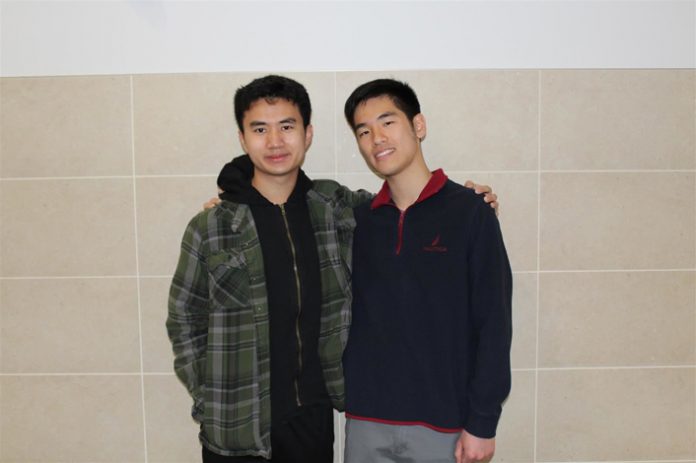 Kingston City School District announces its Salutatorian Jerry Chen (left) and Valedictorian Peter Dong (right).
