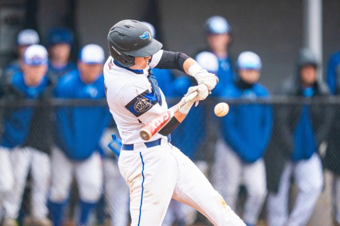 The Mount Saint Mary College Knights baseball team battled hard but ultimately fell to the Union College Dutchmen in a 11-3 contest on Wednesday. Photo: Dave Jansz