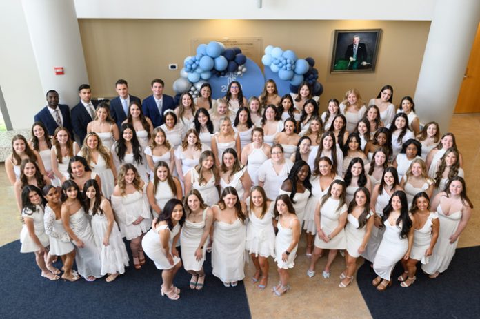 Mount Saint Mary College’s Nurse Pinning ceremony honored nearly 80 graduates of the program on Friday, May 17th. Photo: Lee Ferris