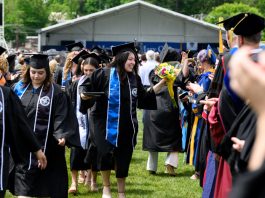 Mount Saint Mary College conferred nearly 450 degrees at its 61st annual Commencement on Saturday, May 18th. Photo: Lee Ferris