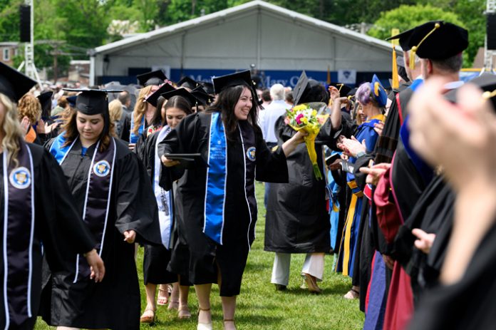 Mount Saint Mary College conferred nearly 450 degrees at its 61st annual Commencement on Saturday, May 18th. Photo: Lee Ferris