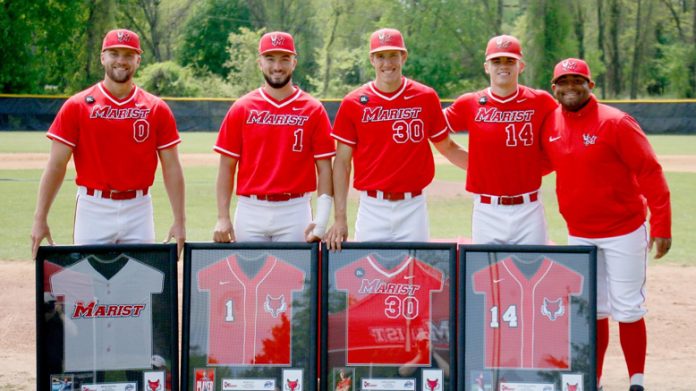 The Marist baseball team fell in their final home series of the season, falling in both games of their doubleheader against conference opponent Fairfield on Saturday.