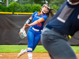 The SUNY New Paltz Hawks beat Centenary, 7-2, but fall to MIT, 7-1 to end their NCAA Tournament run. Photo: Monica D’Ippolito
