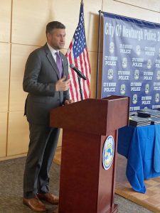 Senator Patrick Ryan was on hand at the Annual City of Newburgh Police Awards Ceremony, which here he praised the newly appointed Chief of Police as well as the devoted, courageous, and critical work of the entire Department.