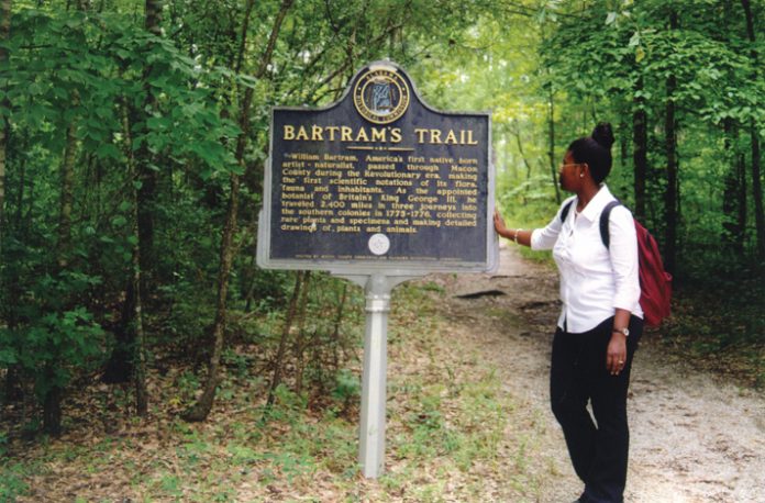 Trails, such as the Bartram National Recreation Trail, are a popular recreation activity on the Tuskegee National Forest. Photo: USDA