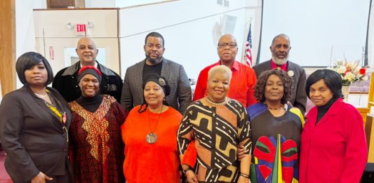 The Black History Committee of the Hudson Valley poses for a photo.