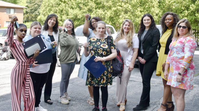 Dutchess County Executive Sue Serino and staff from the County’s Department of Community and Family Services congratulated the “Way to Work” program participants who earned vehicles.