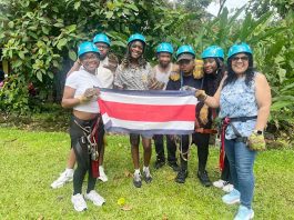 Six Mount Vernon High School students recently returned from a cultural excursion to Costa Rica with Señora Dulce Nunez, Spanish teacher at MVHS.