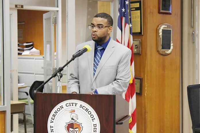 Superintendent of the Mount Vernon City School District, Dr. Demario Strickland, gave his first superintendent’s report to the Board of Education last Tuesday night.