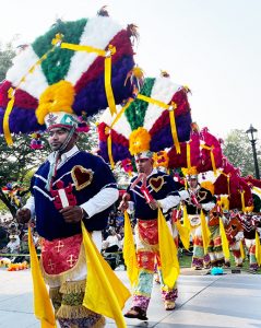 Dancers participated in La Guelaguetza 2025.