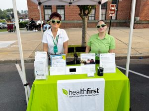 Health First poses for a photo at National Night Out.