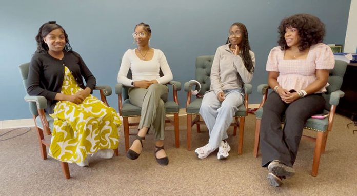 Akeliyah Fray, Amillia Clark and Nevaeh Lemmon, pictured from left with Youth Services Director Karen Williams on the Right, completed the Work Experience Program, which offered an up-close look at the daily operations of City Hall.