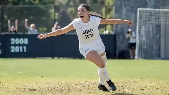Army sophomore Makaela Morrell scored her first collegiate goal, which ended up being the game-winner in the 49th minute.