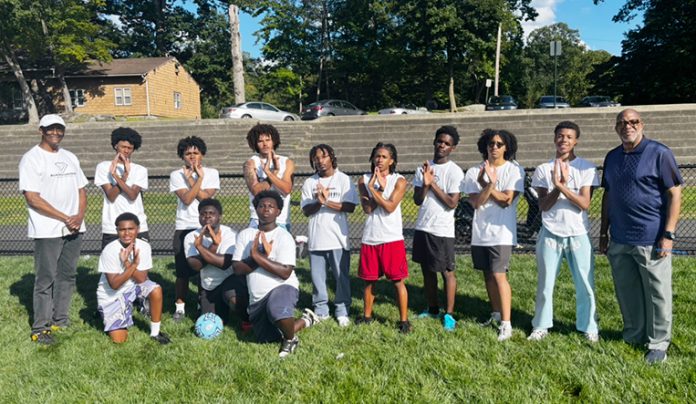 Black Diamonds pose for a photo at the 6th Annual Noo Moves Entertainment Kickball Tournament.
