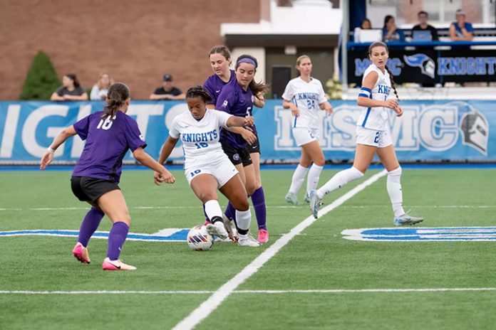 Mount Saint Mary College women's soccer came up just short in a tightly contested 2-1 match against Lasell University.