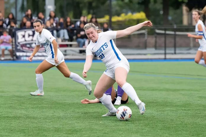 The Mount Saint Mary College women’s soccer team came up short against Vassar College falling 4-0 in a Sunday afternoon match up. Photo: Lee Ferris