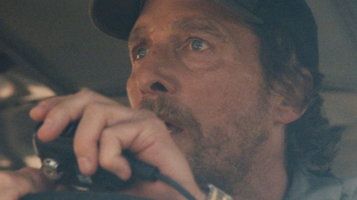 Matthew McConaughey in The Lost Bus. Photo: Toronto International Film Festival