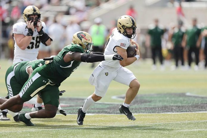 Army West Point responded on the road to capture its first American Conference victory of the season, defeating the UAB Blazers. Photo: Danny Wild