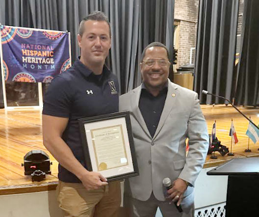 Chris Herrera and Torrance Harvey. Chris Herrera and Torrance Harvey.