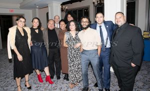 Honoree Rene Campos poses with family and friends as Latinos Unidos of the Hudson Valley hosted its 19th annual Hispanic Heritage Cultural Celebration on Saturday, October 25 at The Powelton Club. Hudson Valley Press/CHUCK STEWART, JR.