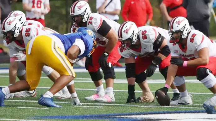 Marist Football The Marist University football team fell 23-21 in a Pioneer Football League contest on Saturday afternoon at Phil Stimms Stadium. Photo: Brad Laux