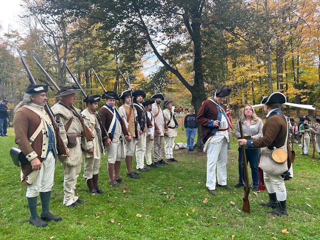 Saturday, on the Mount Gulian Historic Site’s grounds, the Revolutionary War Muster Day took place, featuring vivid, realistic reenactments by the 5th New York 15th Regiment of Foot Mott’s Artillery, along with Lamb’s Artillery Company.