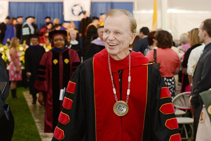 Fr. Kevin E. Mackin, OFM, the fifth president of Mount Saint Mary College, passed away on Saturday, November 15, at Teresian House in Albany, following a long illness. File Photo: Lee Ferris