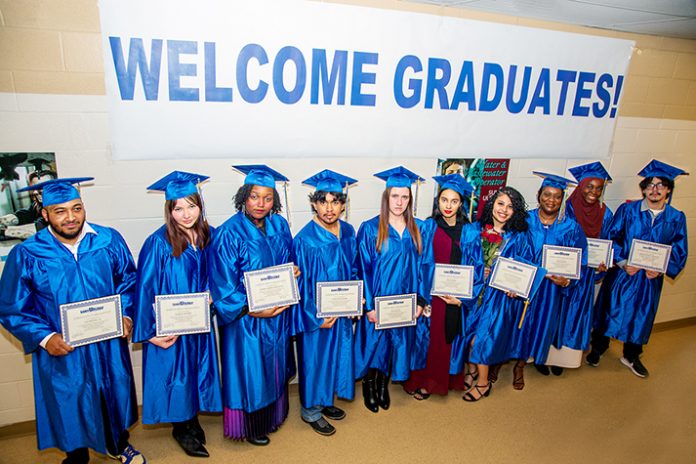 SUNY Ulster celebrated the graduation of 17 students who earned their General Equivalency Diploma. Ten graduates participated in the ceremony that took place at the Kingston Center of SUNY Ulster on November 7.