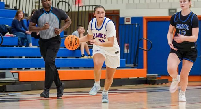 Senior forward Karly Wittenbauer led the way as she finished with a career-high 19 points on 8-for-19 shooting with a team-high four steals and four assists to go along with two rebounds. Photo: Amy Whitman