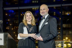 Elizabeth Belfer (AFA Board Chair) and Christian Levett