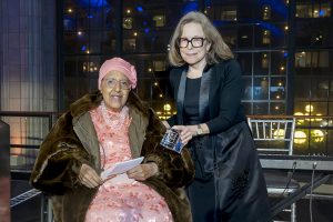 Howardena Pindell and Kimerly Rorshach (AFA Board President).