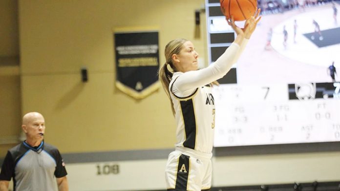 Army's Brooke Wilson scored 10 points, a season high.