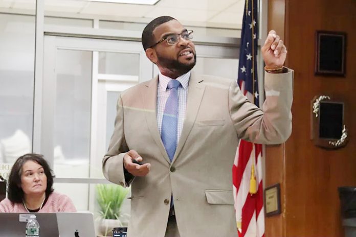 Superintendent of Schools, Dr. Demario Strickland, met with several individuals from the New York State Education Department to present the District’s strengths and challenges last Thursday morning.