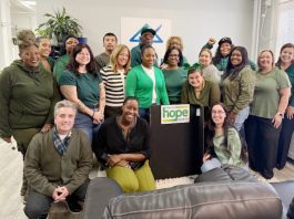 Employees from HONOR, the local nonprofit organization and social services leader in housing and homeless services in the Hudson Valley, recognized National Youth HOPE (Homelessness, Outreach, Prevention and Education) Month in November.
