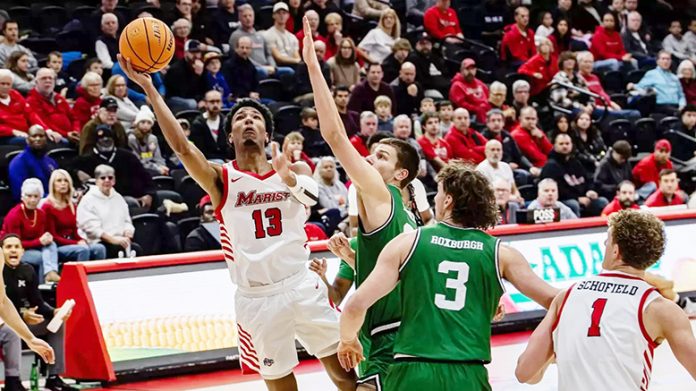 Marist_Elijah Lewis Elijah Lewis Paces Red Foxes with 22 Points, Eight Rebounds. Photo: Jaylen Rizzo