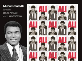 The U.S. Postal Service will honor Muhammad Ali, known as “The Greatest,” with two stamps.