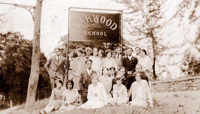 Oakwood’s junior class in 1920. Oakwood’s junior class in 1920.