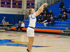 The State University of New York New Paltz continued its winning ways Monday night as the Hawks fought back to claim a 57-49 victory over tournament host Montclair State. Photo: Katie Wilson