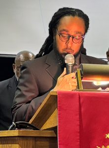 ‎Deacon Nick Edwards delivered the Litany at the 58th Annual Rev. Dr. Martin Luther King, Jr. Celebration.