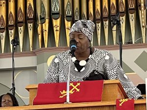 2026 Celebration Preacher, Reverend Barbara Williams of the Springfield Baptist Church, delivers potent words on dreams, commemorating the legacy of Dr. Martin Luther King, Jr. Monday