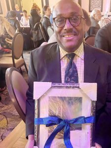 Guest Speaker, Bernard Tarver, a 1978 Poughkeepsie High School graduate, who is an actor and producer among other things in the entertainment field, spoke at Friday’s 35th Annual Martin Luther King, Jr. Breakfast.